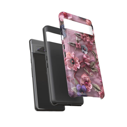 Coquette Aesthetic Floral Art Phone Case