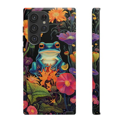 Floral Frogs Elegance Phone Case for Google Pixel, iPhone & Samsung Galaxy