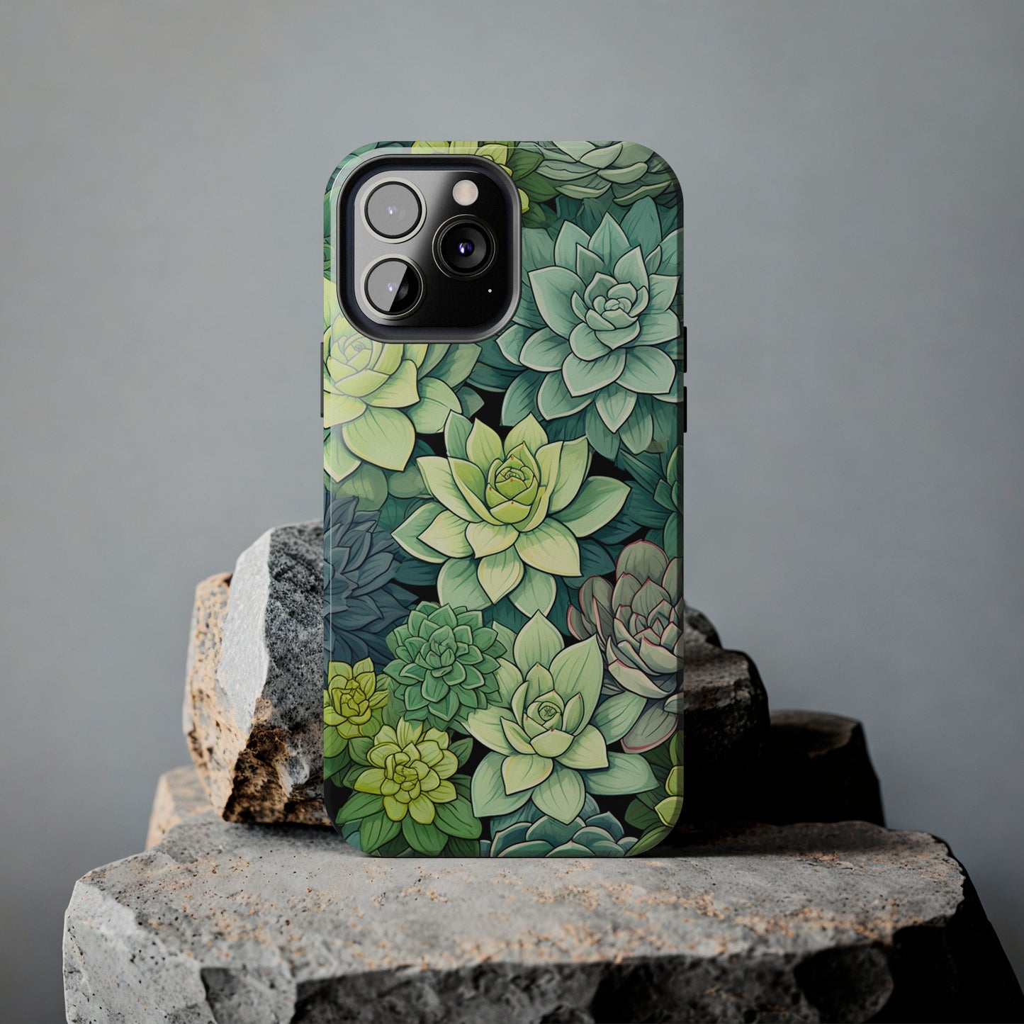 Succulent Desert Cactus Floral iPhone Case | Embrace the Beauty of Arid Elegance