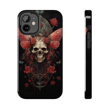 Deadhead Moth Gothic Dark Academia iPhone Case | Embrace Mysterious Elegance