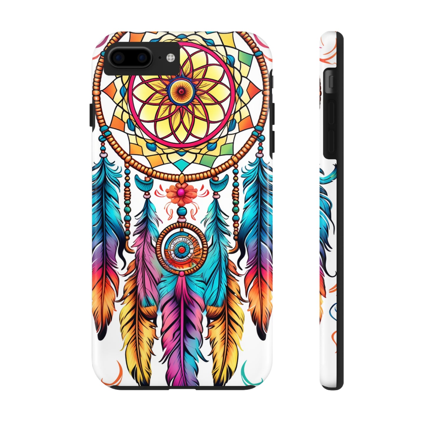 Psychedelic Native American Dreamcatcher iPhone Case | Fusion of Art and Cultural Heritage