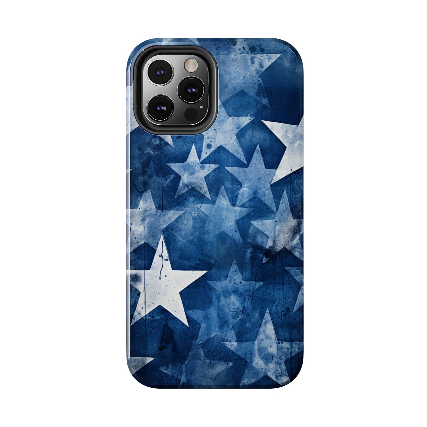 Starry Nights: Denim Dreams | Celestial Star-Patterned iPhone Case