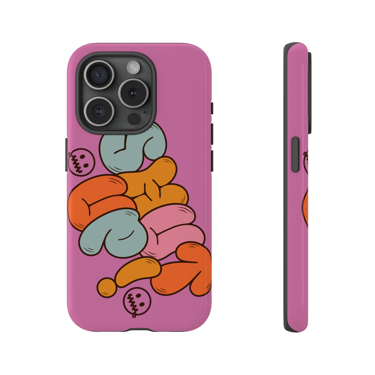 Shut Up Phone Case | Warm Retro Psychedelic Colors | For iPhone, Pixel, Samsung