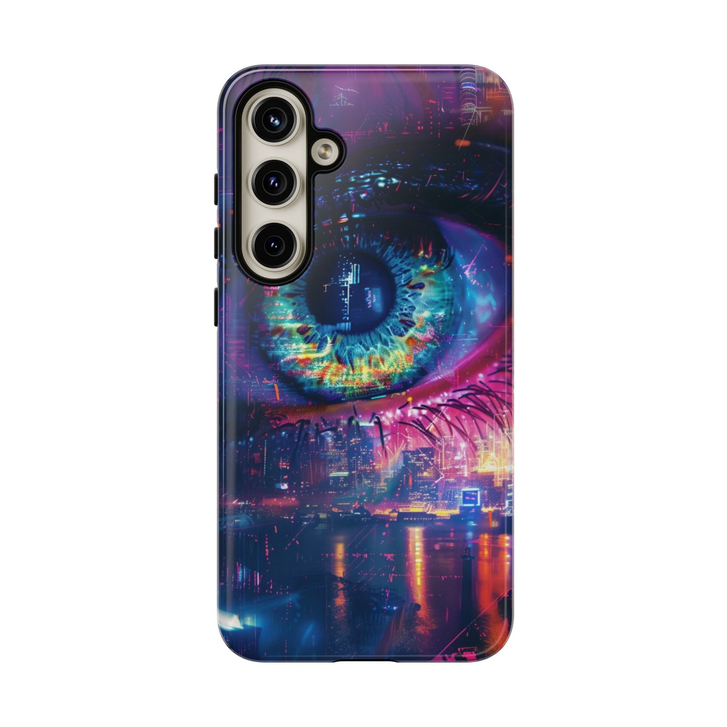 Eye of the Beholder Cyberpunk Art Phone Case