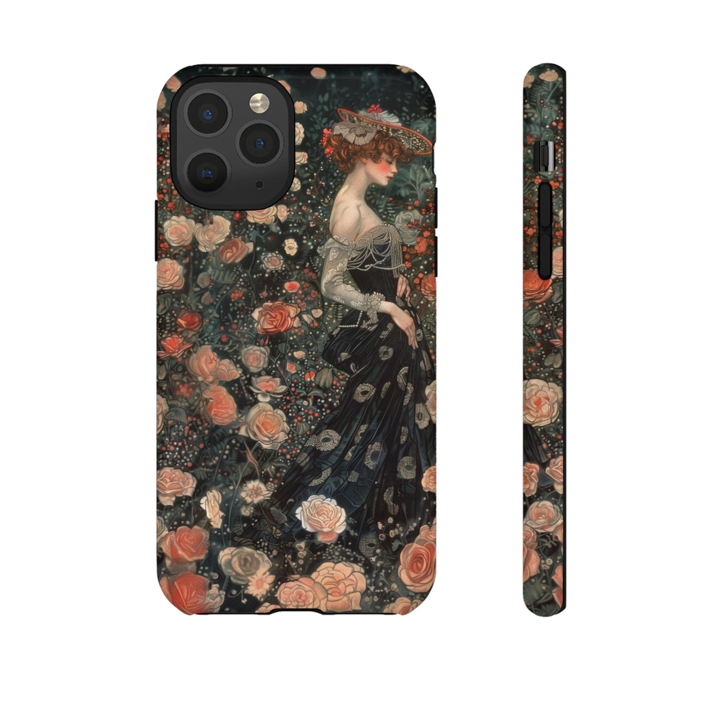 Art Nouveau French Floral Beauty Painting Phone Case