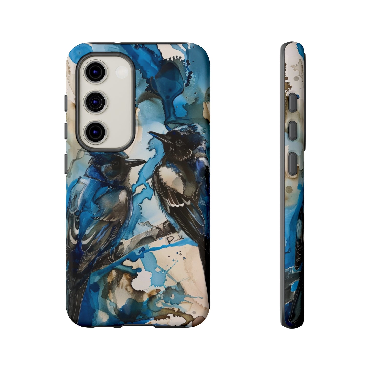 Blue Bird Watercolor Phone Case