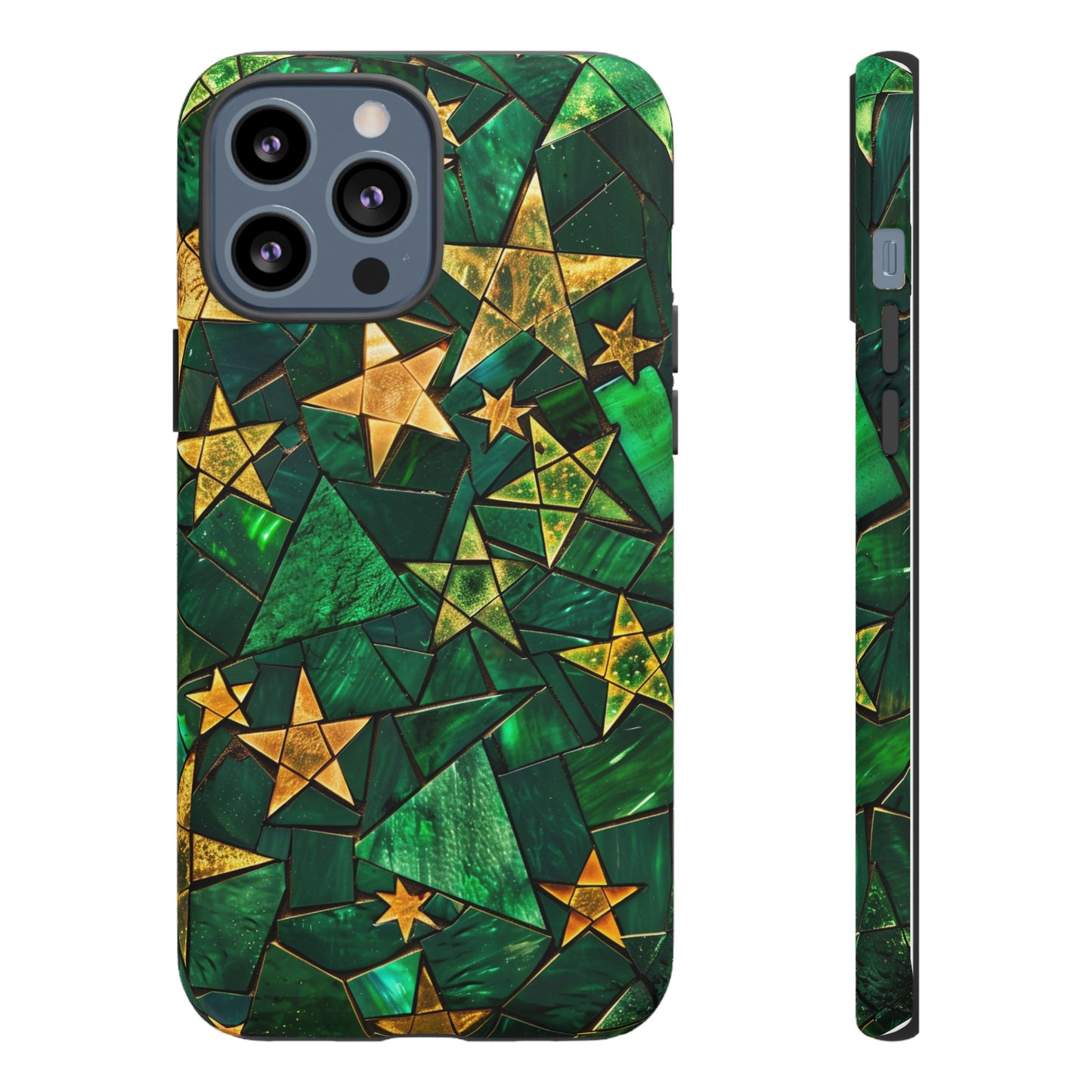 Green Celestial Stained Glass Mosaic Phone Case