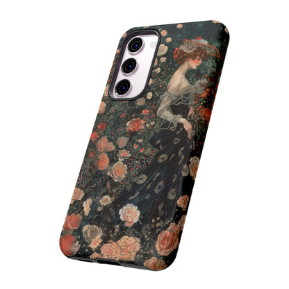 Art Nouveau French Floral Beauty Painting Phone Case