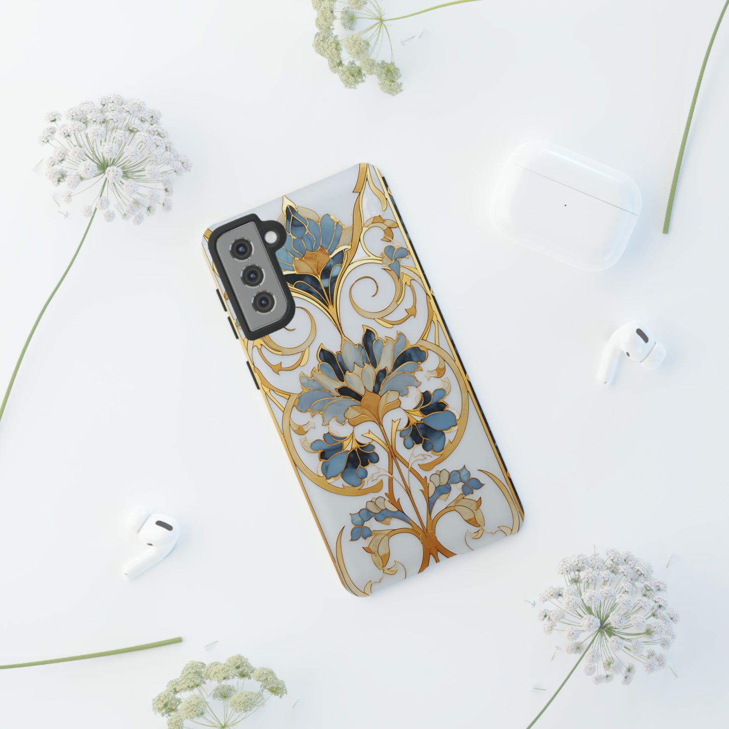 Art Deco Floral Gold