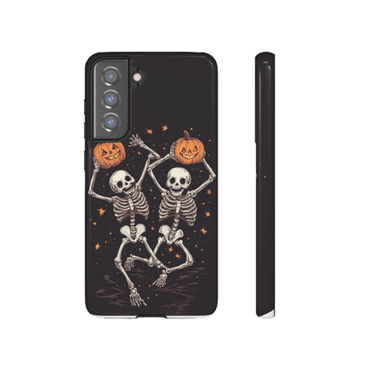 Dancing Skeletons with Jack-o'-Lanterns Phone Cover