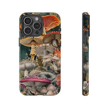 Vintage Illustration Mushroom Collage Phone Case