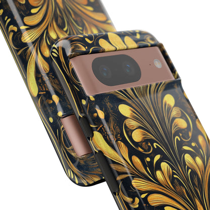 Black and gold phone case