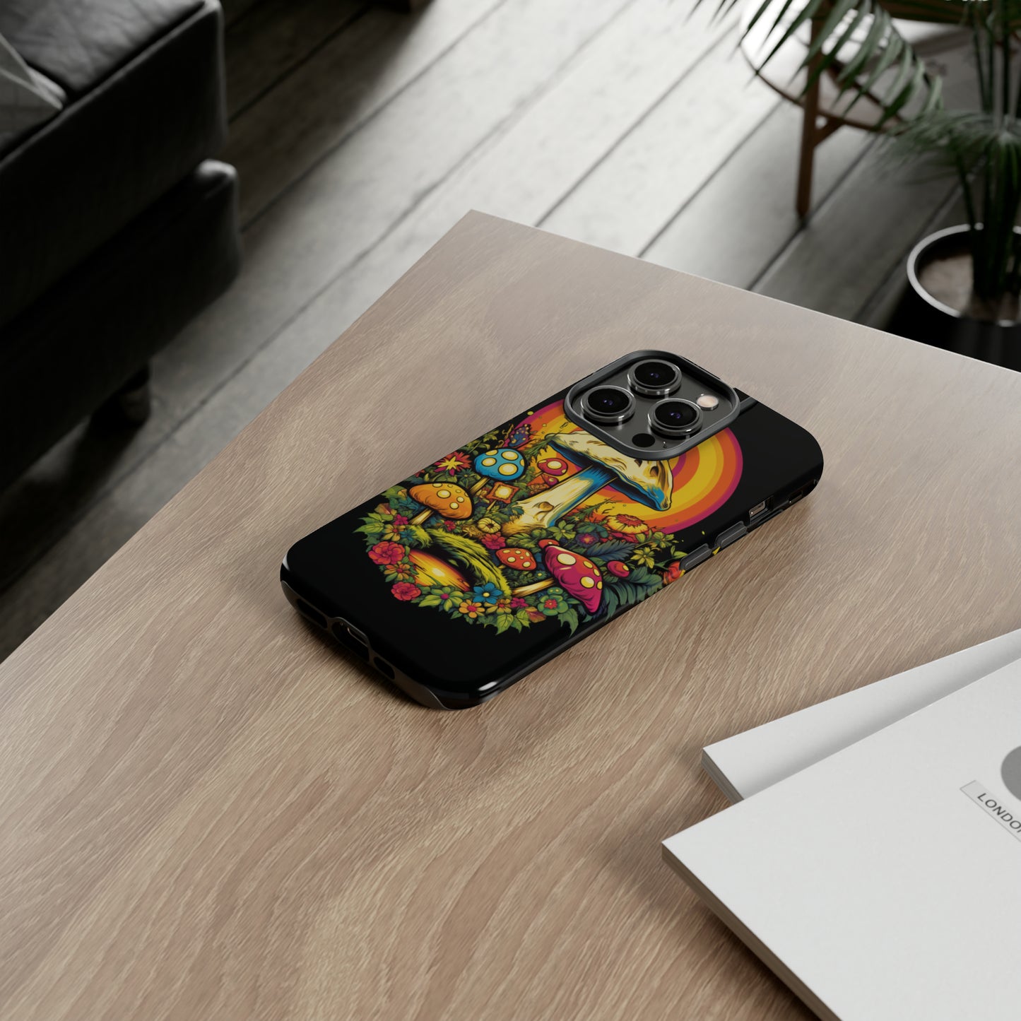 Psychedelic Art Mushroom Phone Case