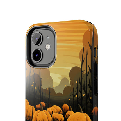 Halloween Fall Pumpkins iPhone Case | Embrace the Spooky Autumn Vibes