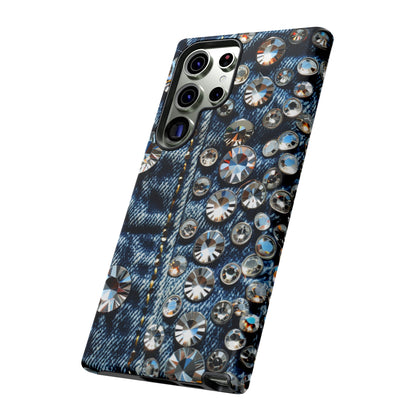 Blue Jean Queen Rhinestone Bling Phone Case