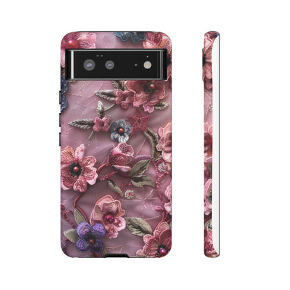 Coquette Aesthetic Floral Art Phone Case