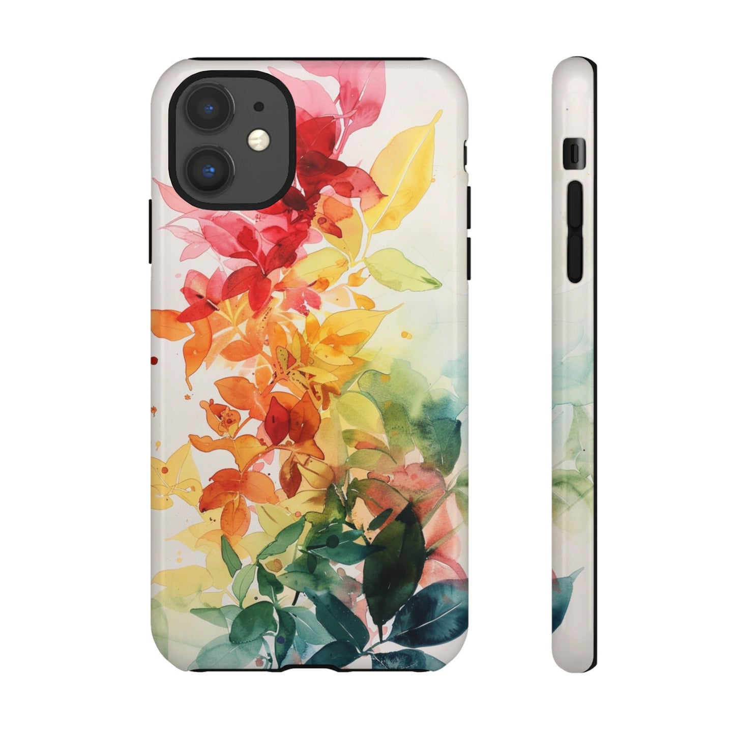 Floral Watercolor Painting iPhone 15 Case