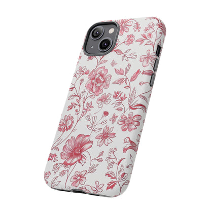 Pink Floral Wildflower Phone Case