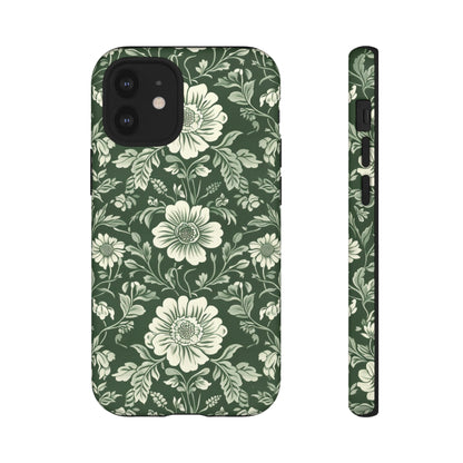 Floral Sage Green Wildflower Phone Case