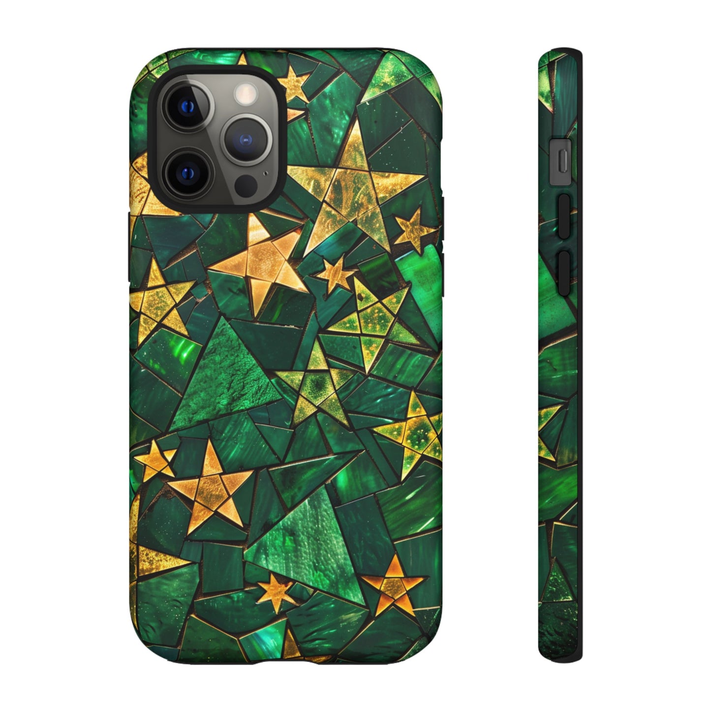 Green Celestial Stained Glass Mosaic Phone Case