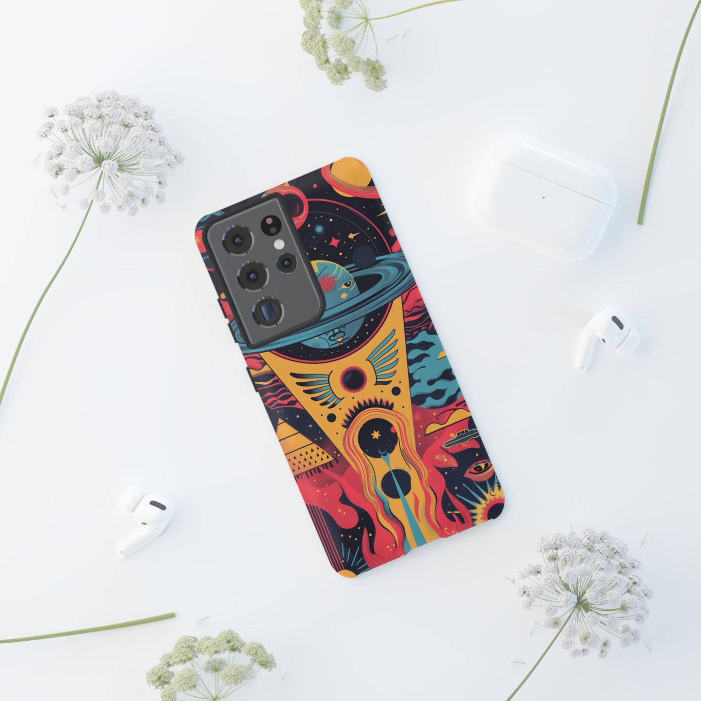 Cosmic Journey Space and Time Phone Case