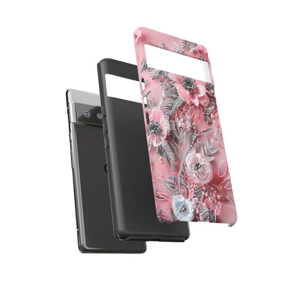 Coquette Aesthetic Floral Art Phone Case