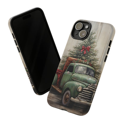 Christmas Pickup Truck Phone Case for iPhone