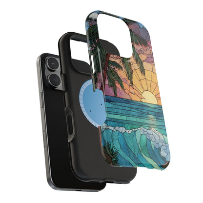 Tropical Sunset Magnetic Phone Case