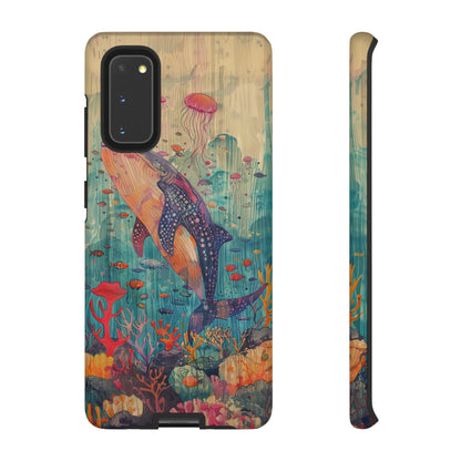 Whale Shark, Turtle, Manta Ray Phone Case