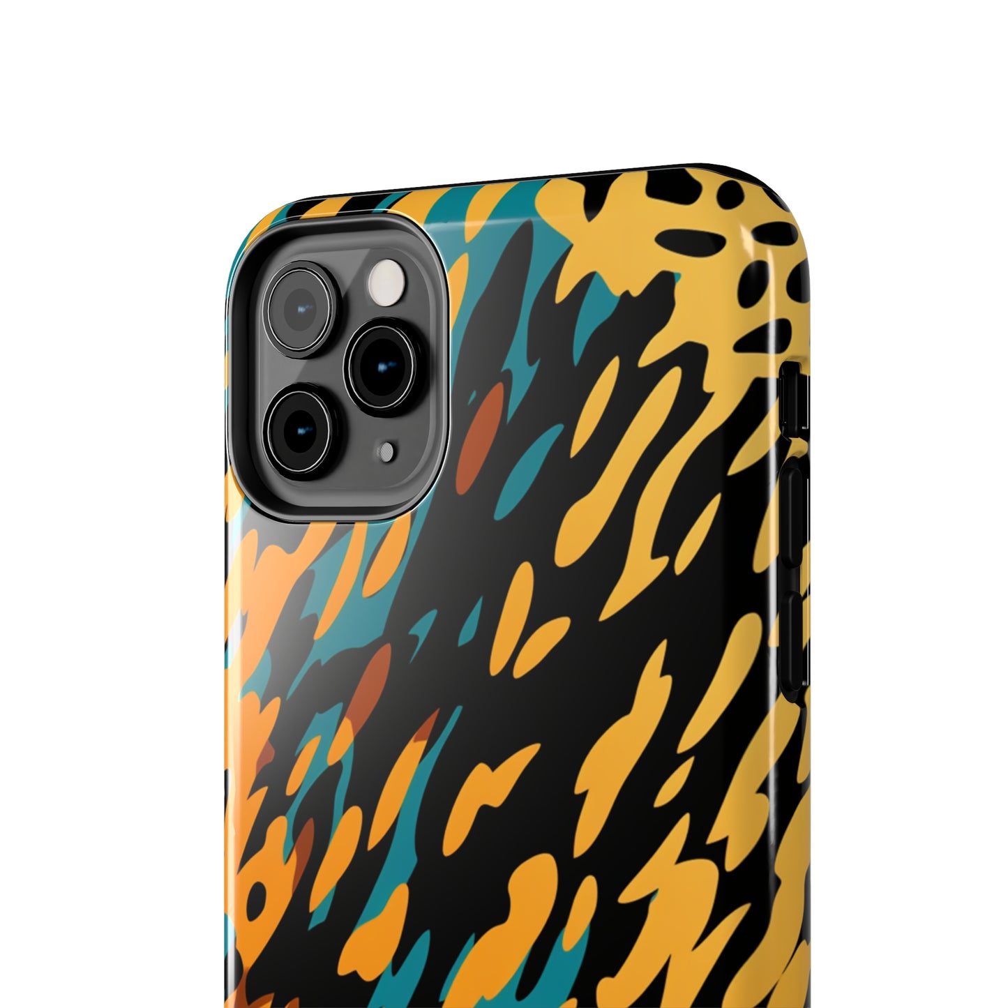 Luxury Leopard & Retro Magic Zebra: The Ultimate Wild Duo iPhone Case