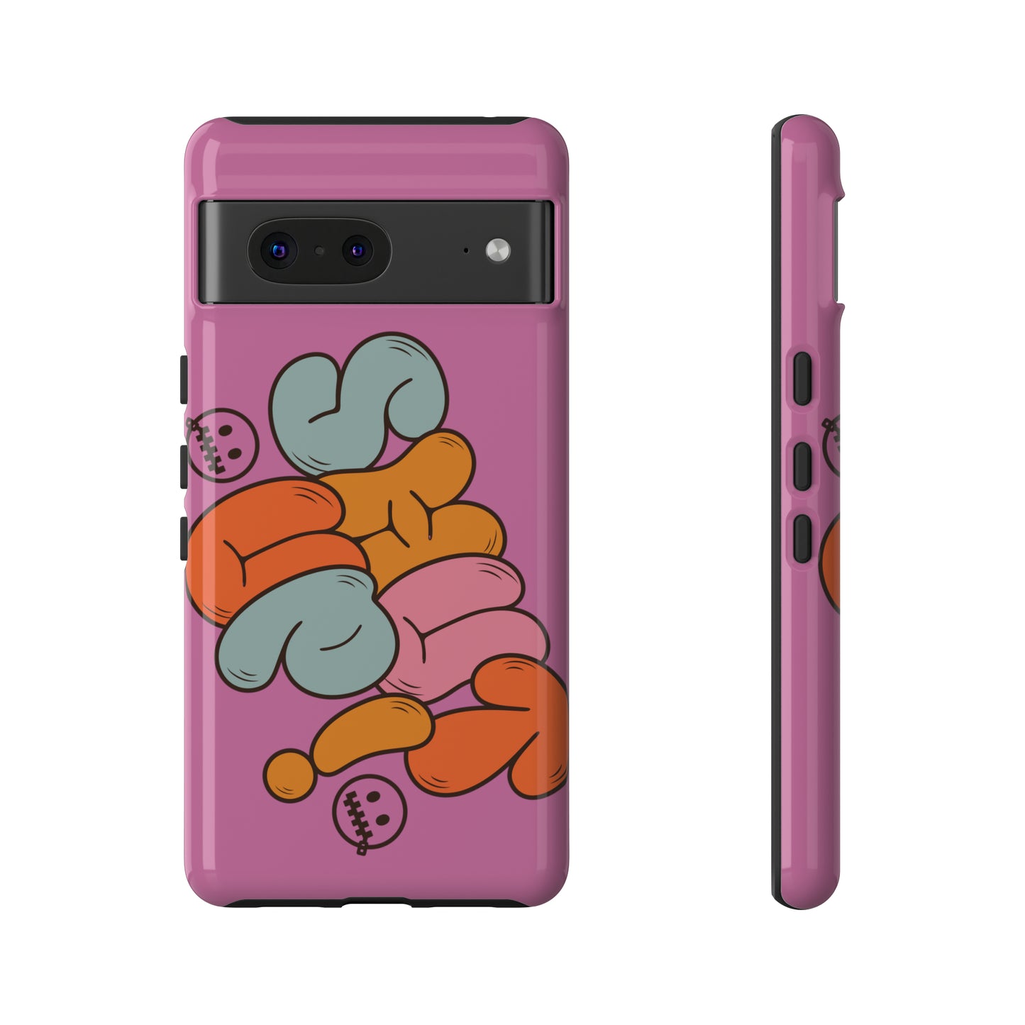 Shut Up Phone Case | Warm Retro Psychedelic Colors | For iPhone, Pixel, Samsung