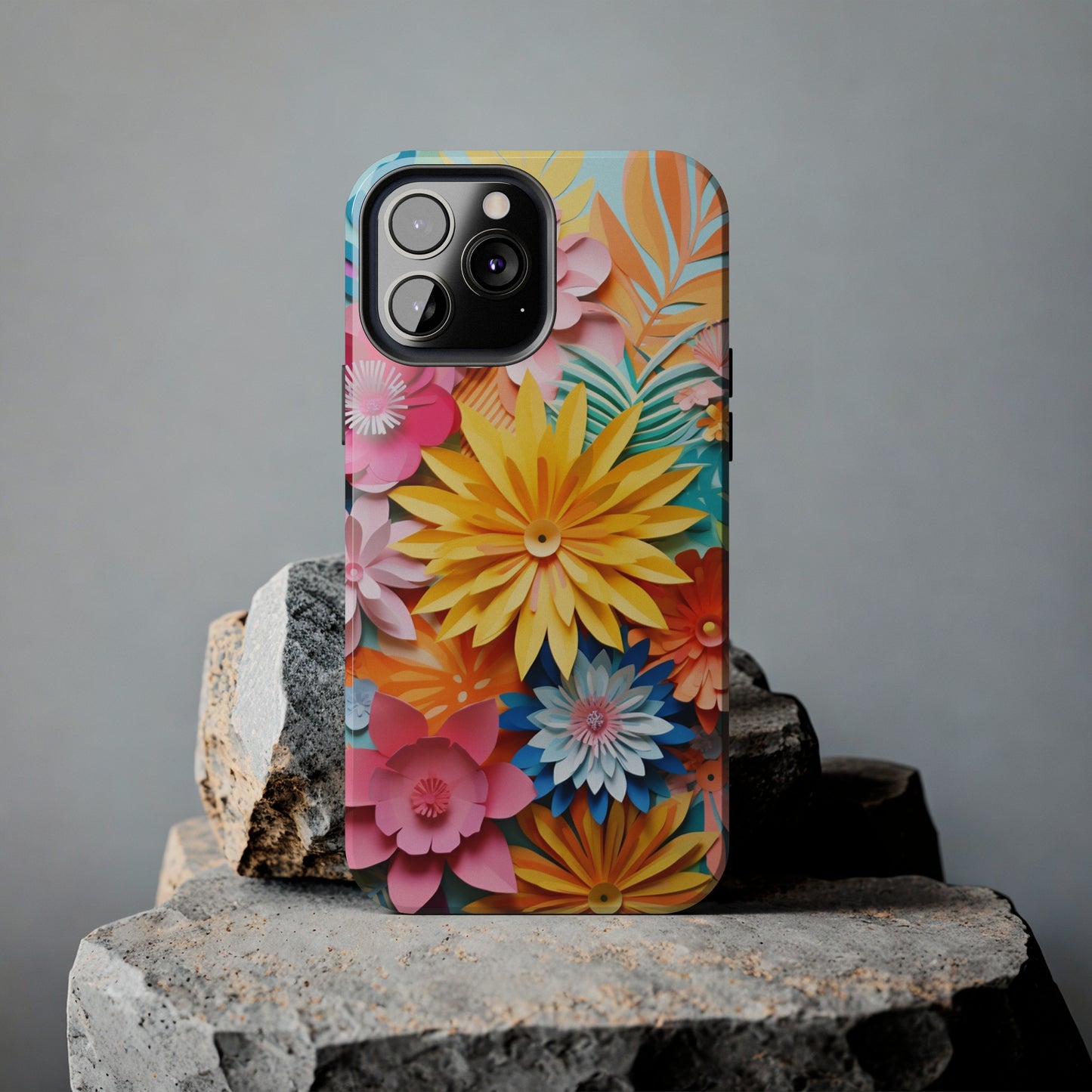 iPhone 12 Pro Max Artistry: Paper Floral Design – Crafted Elegance for iPhone 13 Pro and iPhone XR Enthusiasts