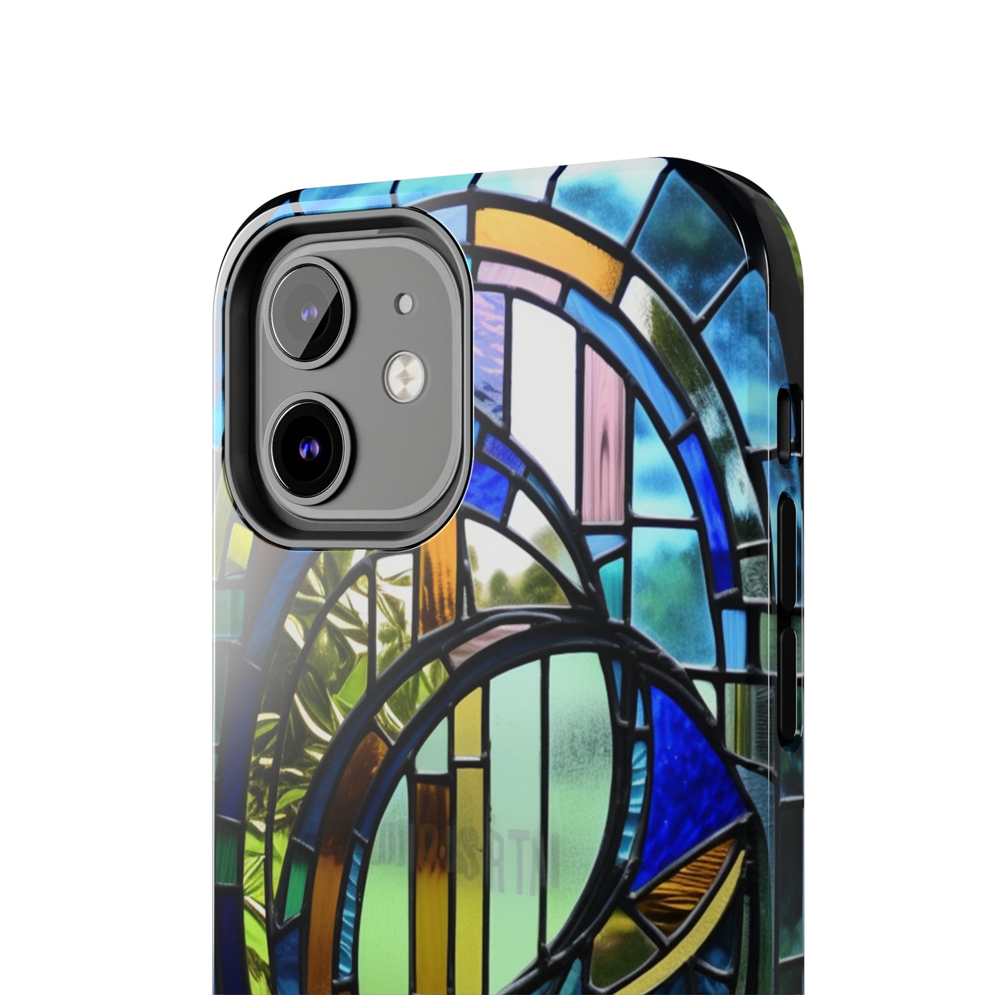 Stained Glass Floral: Art Deco Delight | Boho Chic Tough Case for iPhone & Samsung Galaxy Models