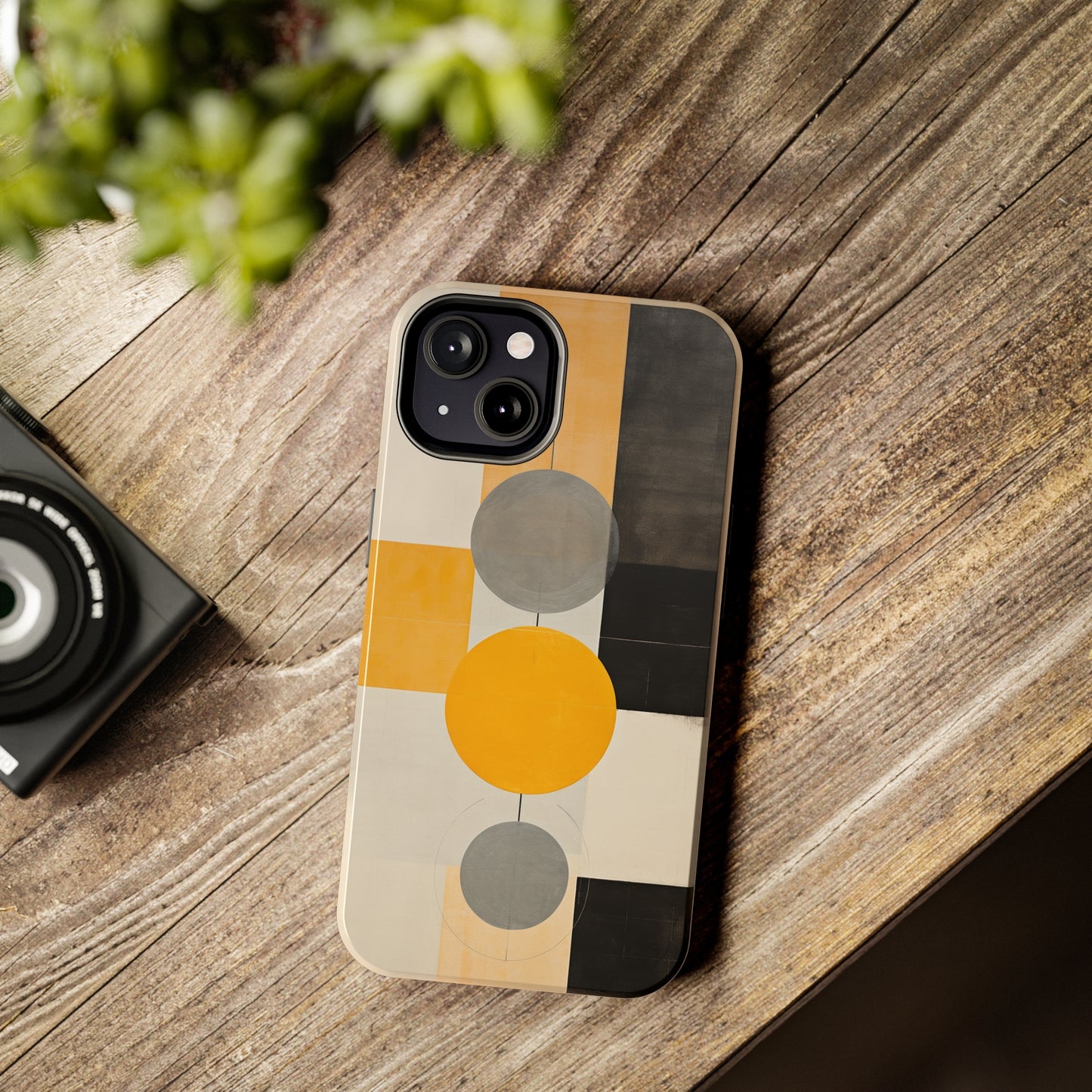 Atomic Era Meets Modern: Mid-Century Art Atomic Design Tough Case for iPhone