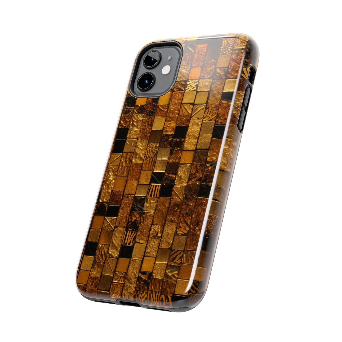 Golden Tile iPhone Case | Add Glamour and Elegance to Your Device