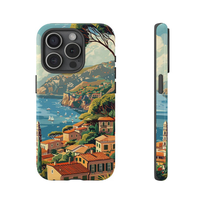 Midcentury French Riviera Landscape Painting Phone Case