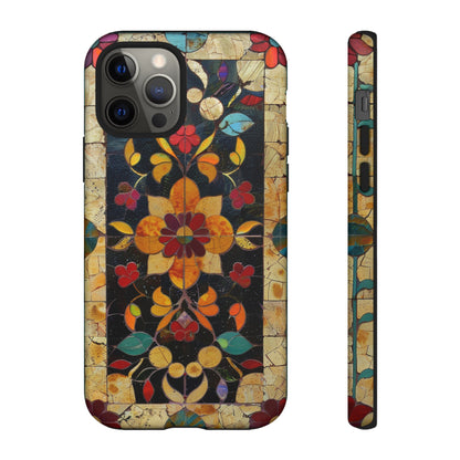 Azulejo Porcelain Vintage Tile Mediterranean Design Phone Case