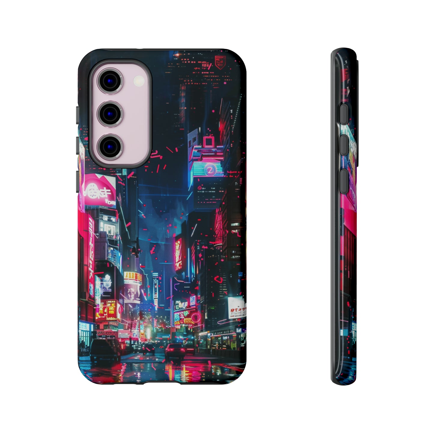 Cyberpunk Tokyo Cityscape Phone Case