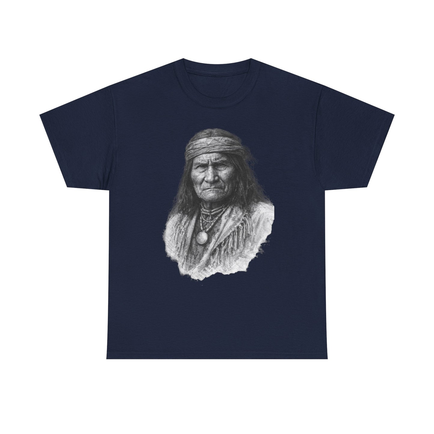 Geronimo Warrior Spirit Freedom T Shirt Native Strength Art Tee