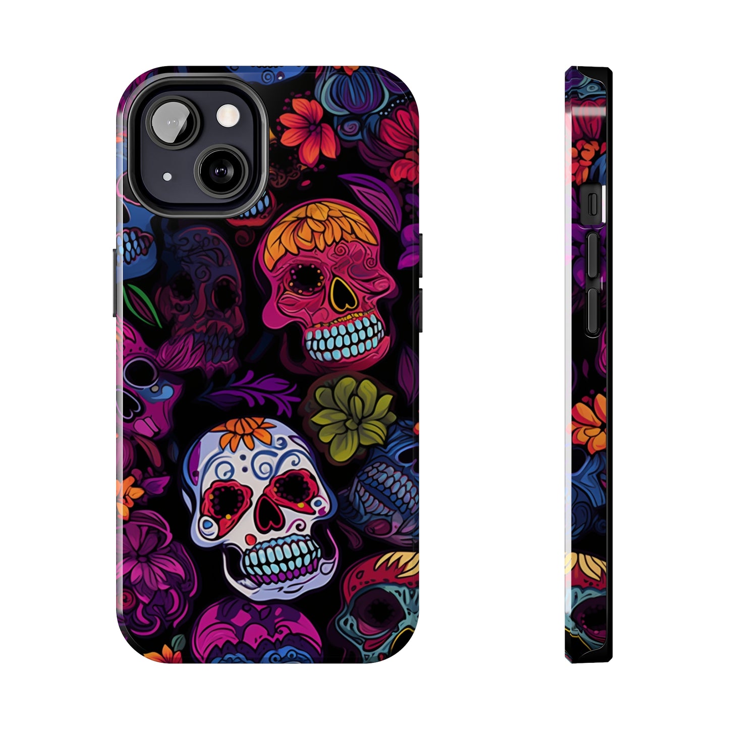 Sugar Skull iPhone Case | Day of the Dead Inspired Design for Halloween