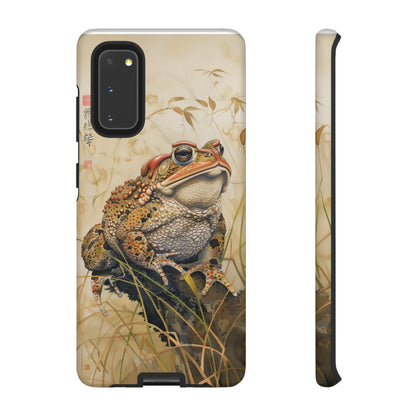 Toad on a Branch Japanese Style Art Painting Phone Case