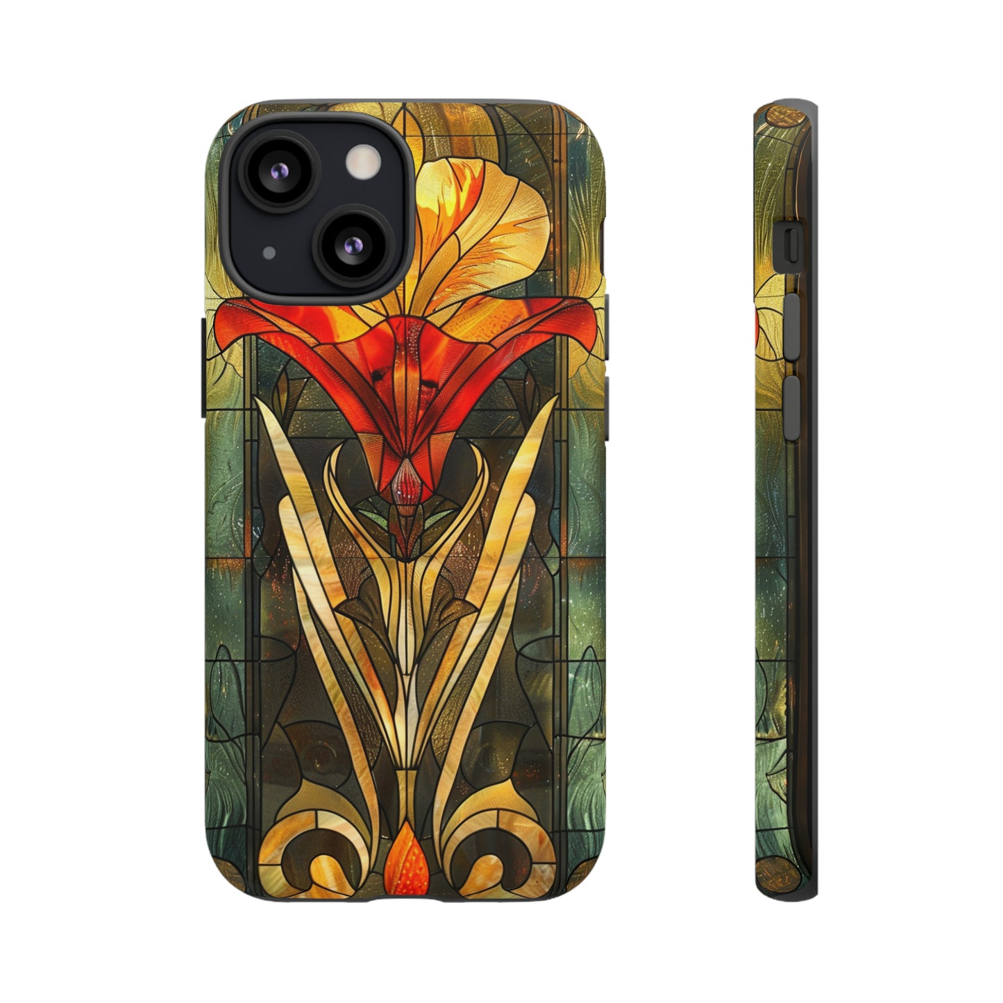 Art Deco Stained Glass floral Phone Case