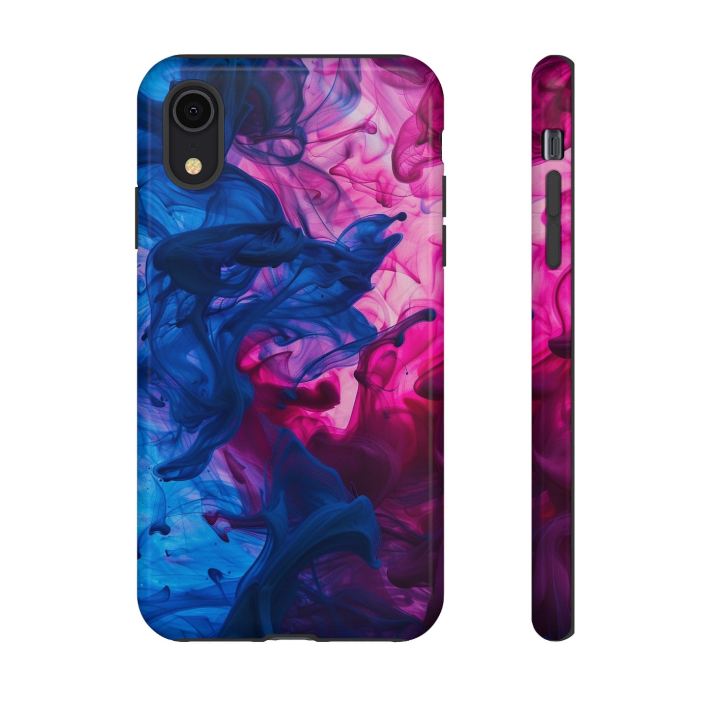 Magenta and Blue Color Explosion Phone Case