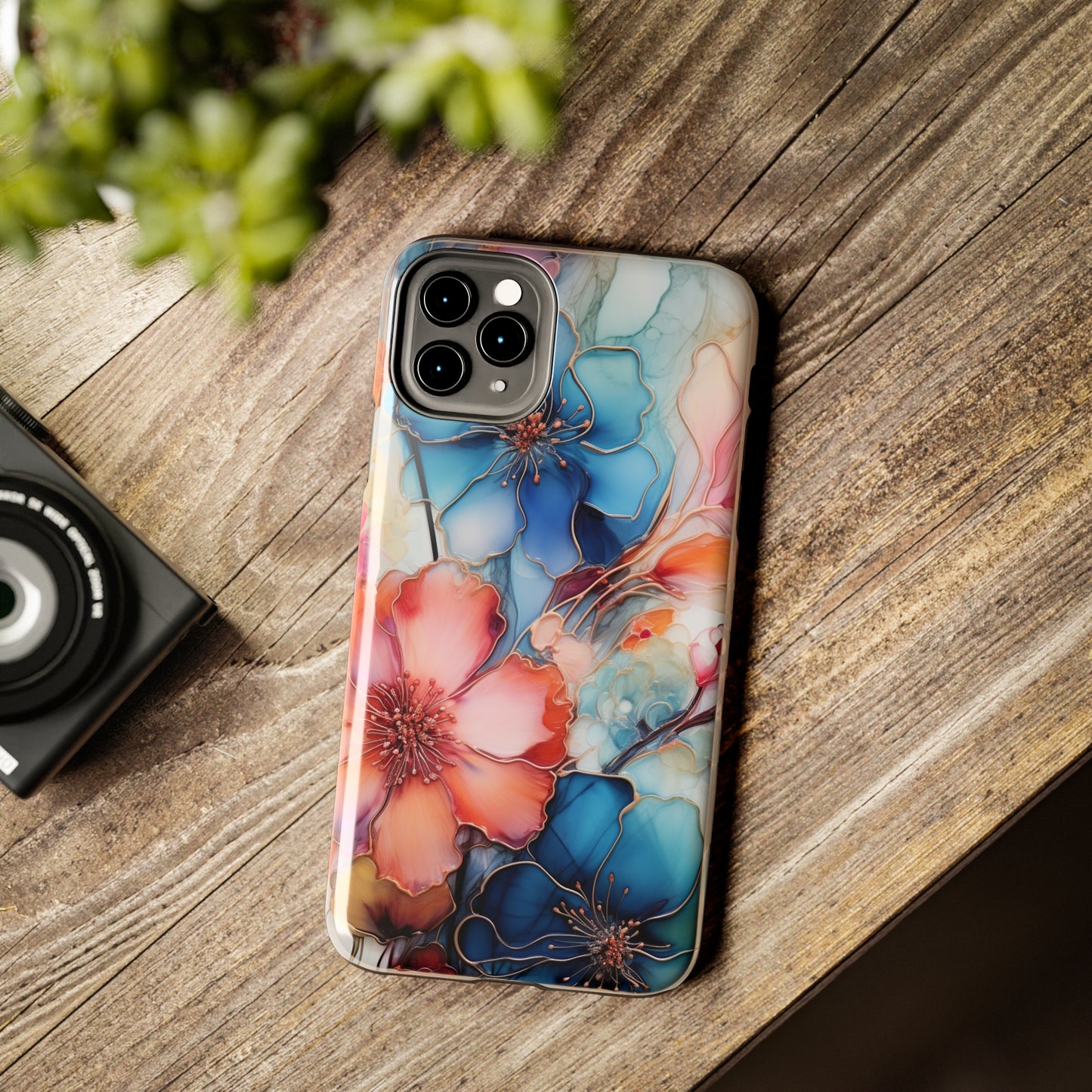 Marbled Watercolor iPhone Case | Embrace the Mesmerizing Multicolor Art