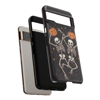 Dancing Skeletons with Jack-o'-Lanterns Phone Cover