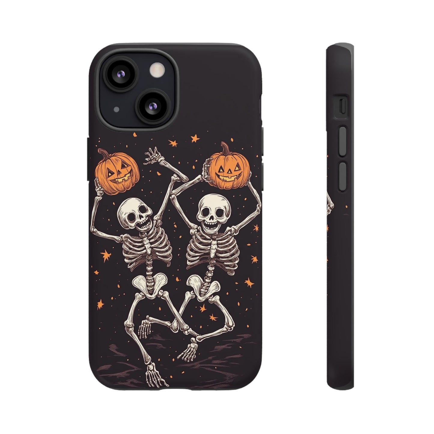 Dancing Skeletons with Jack-o'-Lanterns Phone Cover