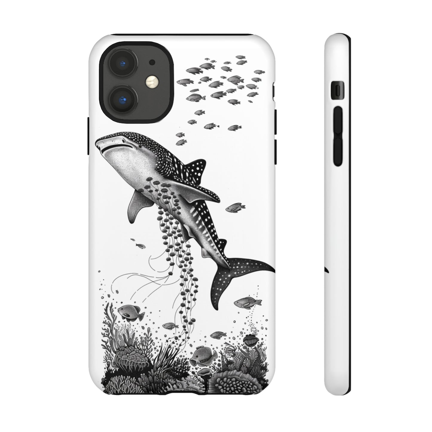 Whale Shark, Turtle, Manta Ray Phone Case