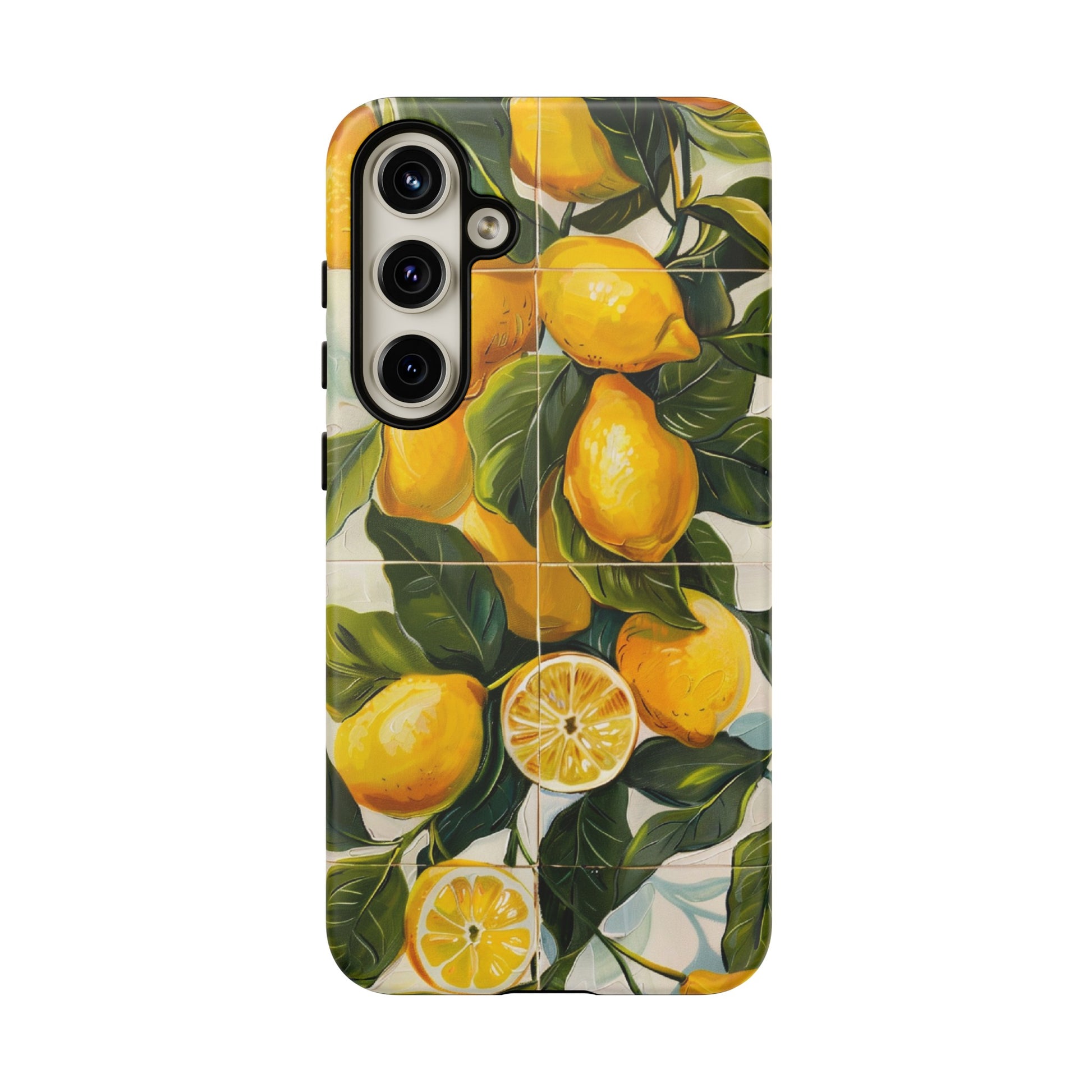 Mediterranean lemon design phone case for iPhone 13 case