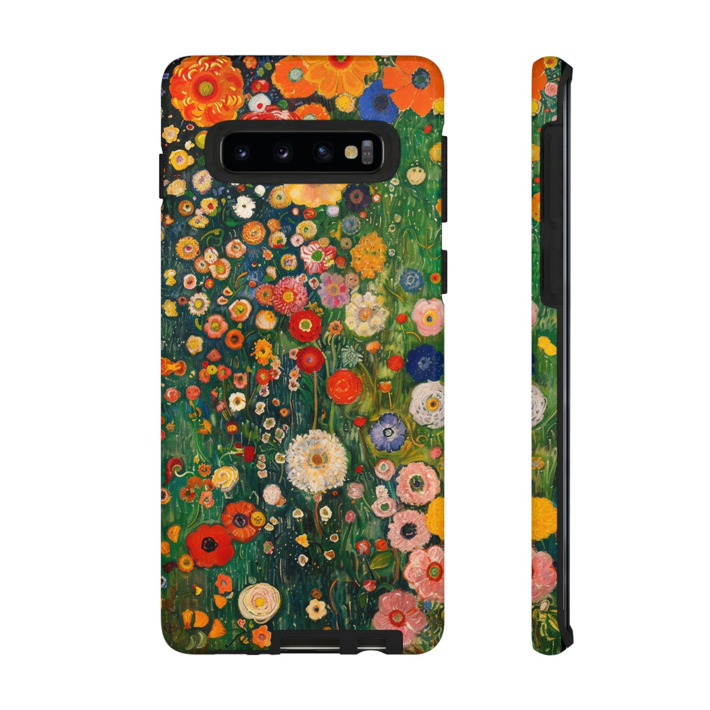 Gustav Klimt Style Flower Garden Painting Phone Case