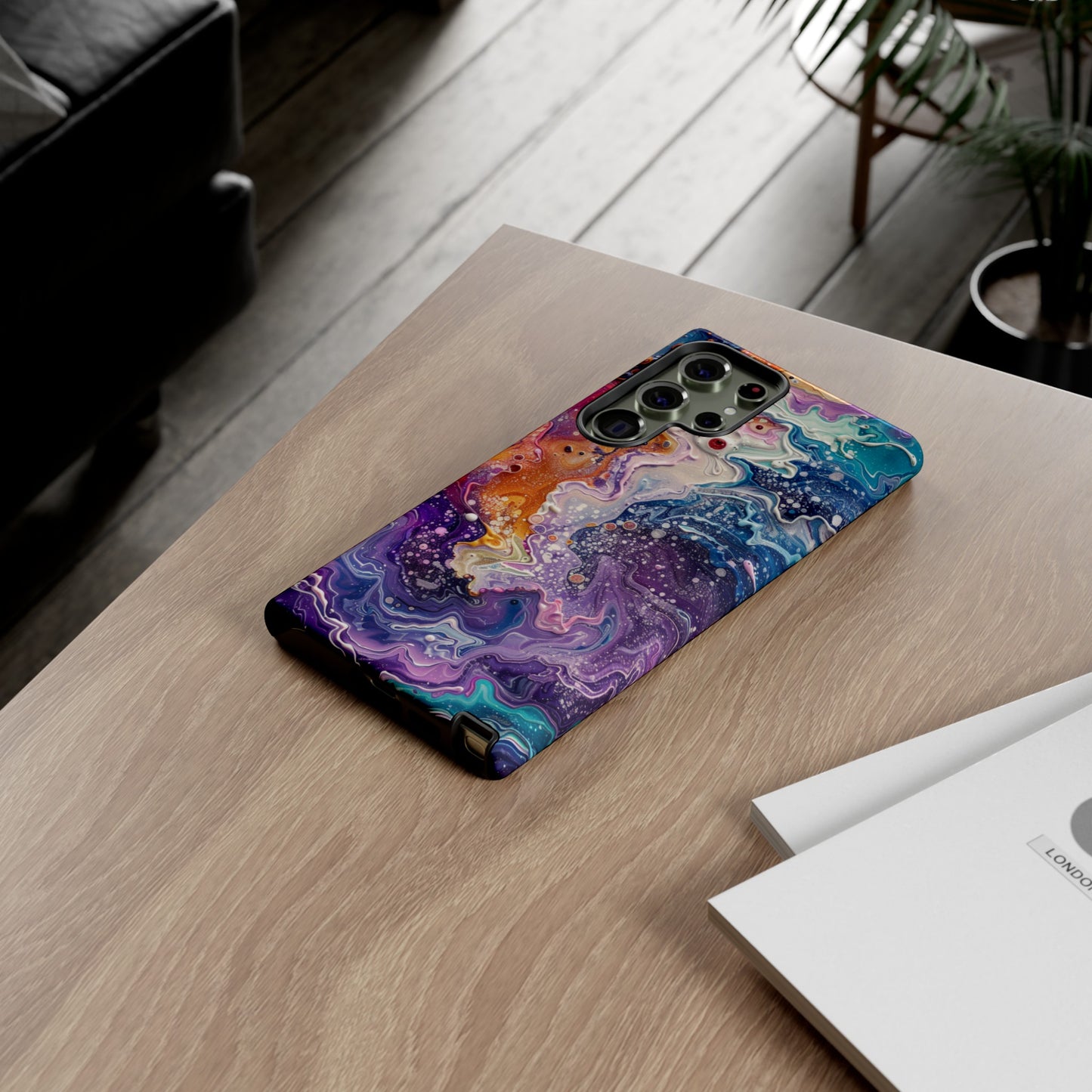 Trippy Psychedelic Color Waves Phone Case